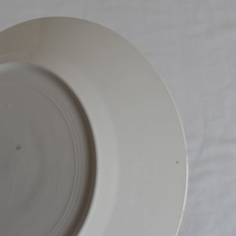 Antique Plate K&G Lunéville Platane N
