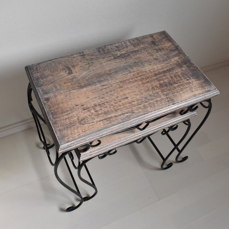 Vintage nesting tables