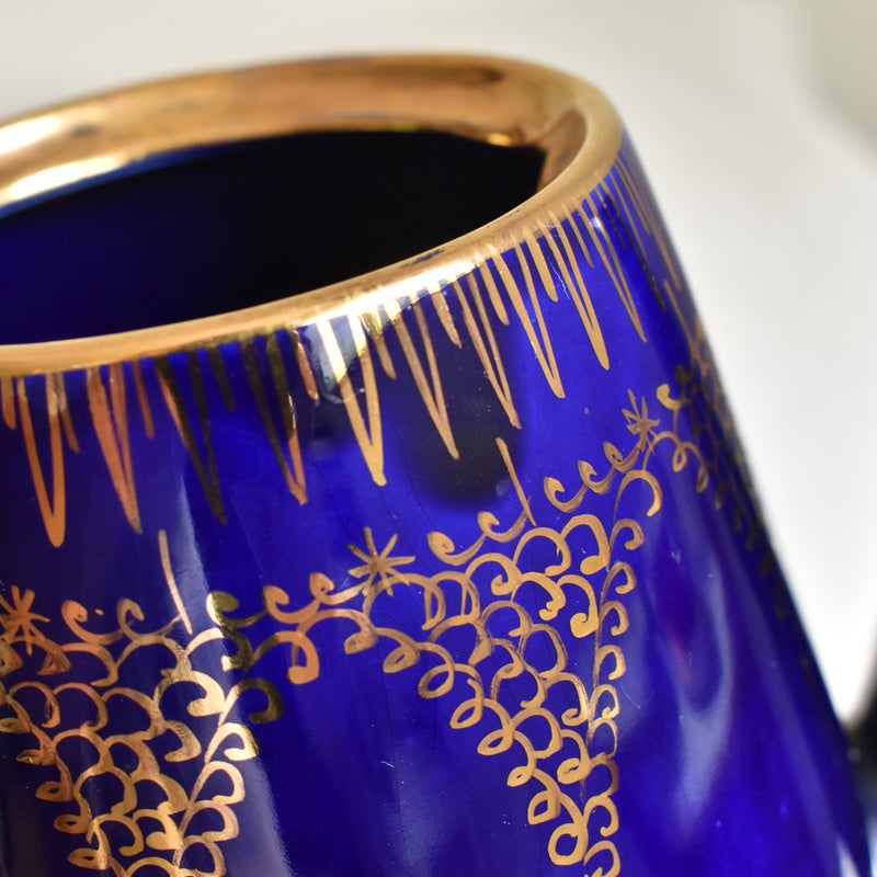 ア.ドラサンヴァル A.Dressinval コーヒーポット ダークブルー B