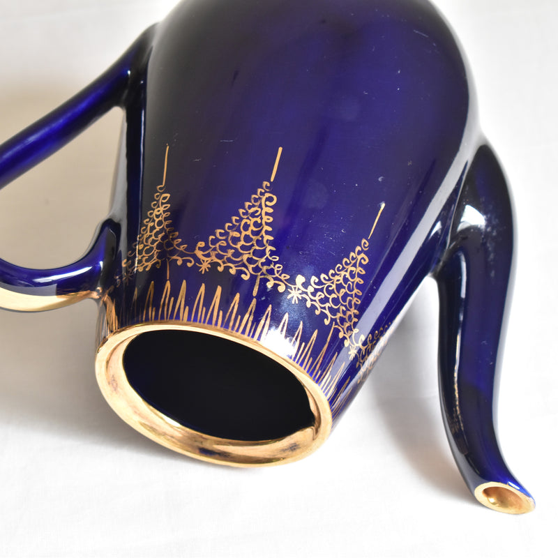 ア.ドラサンヴァル A.Dressinval コーヒーポット ダークブルー B