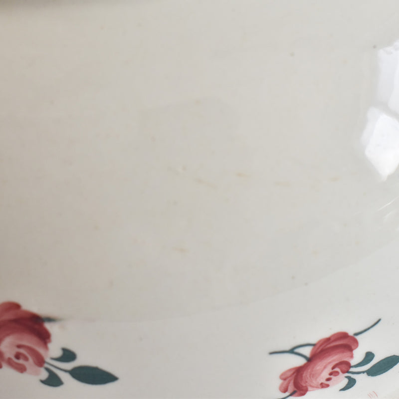 Antique Salad Bowl K&G Luneville Senlis