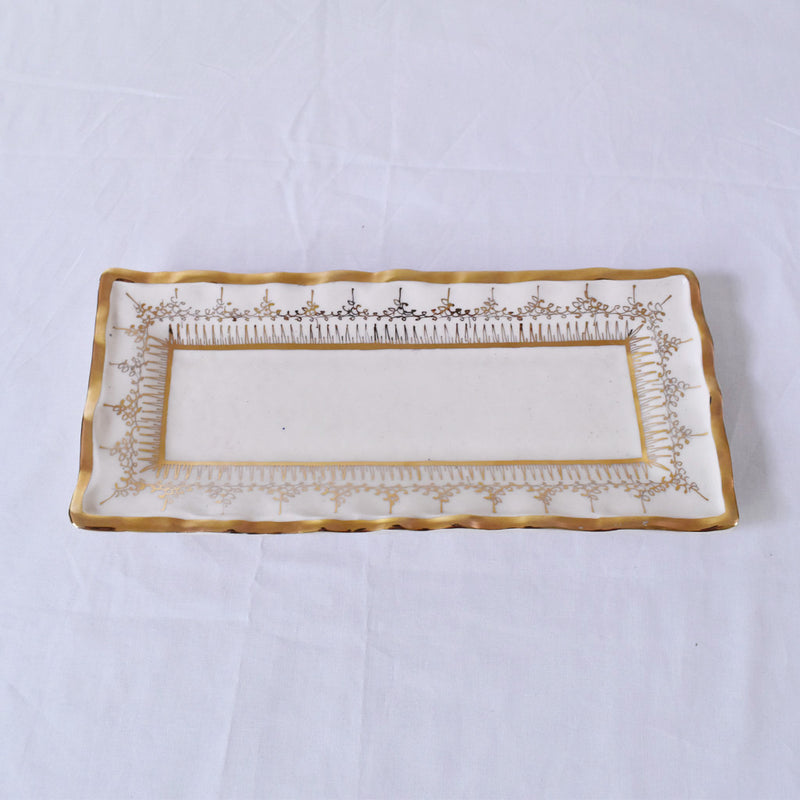 ア.ドラサンヴァル A.Dressinval ケーキプレート ホワイト