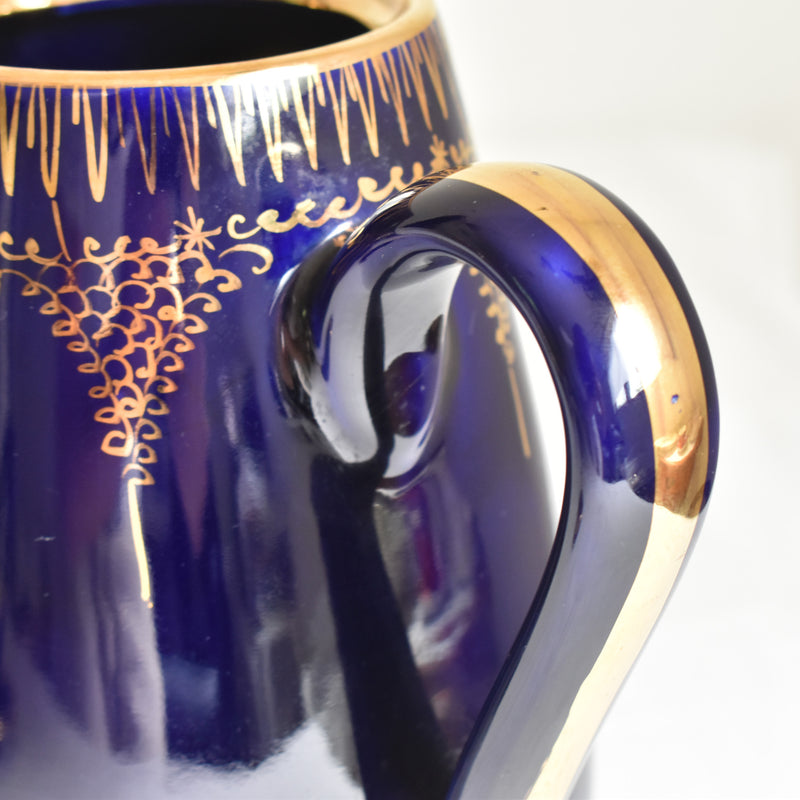 ア.ドラサンヴァル A.Dressinval コーヒーポット ダークブルー B