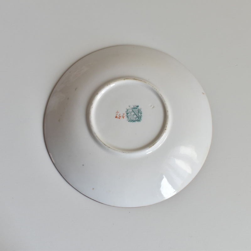 Antique Cup & Saucer Sarreguemines Minton 252 F