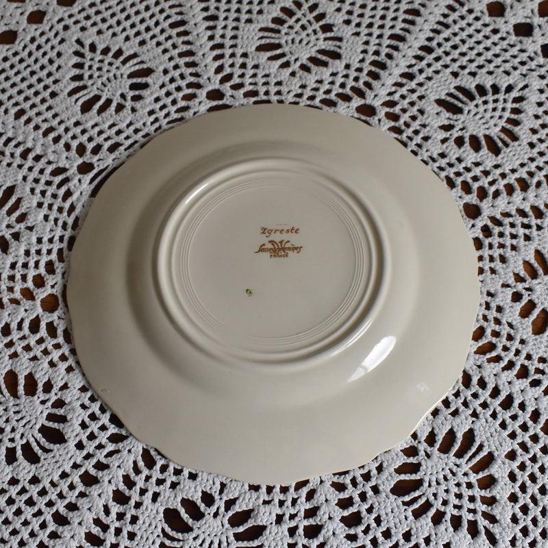 Vintage Plate Digoin & Sarreguemines Agreste A