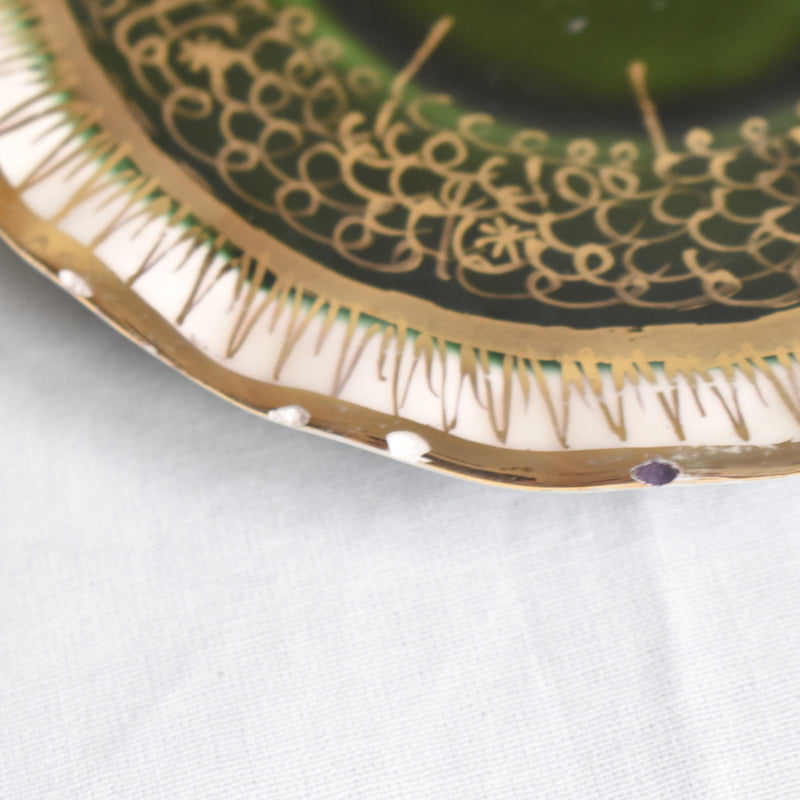 ア.ドラサンヴァル A.Dressinval コーヒーカップ＆ソーサー ダークグリーン A