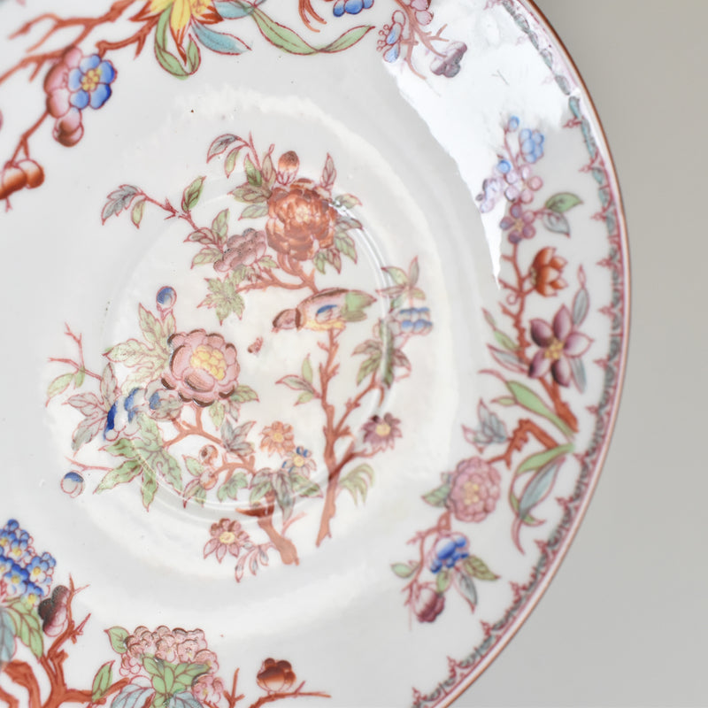Antique Cup & Saucer Sarreguemines Minton 252 F