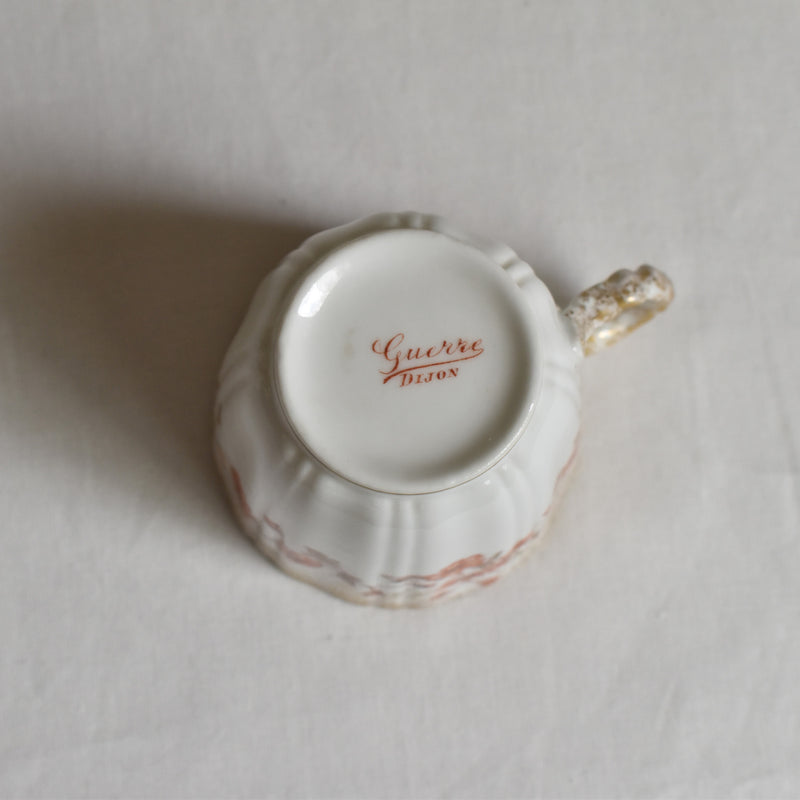 Vintage Cup & Saucer Guerre / Dijon E
