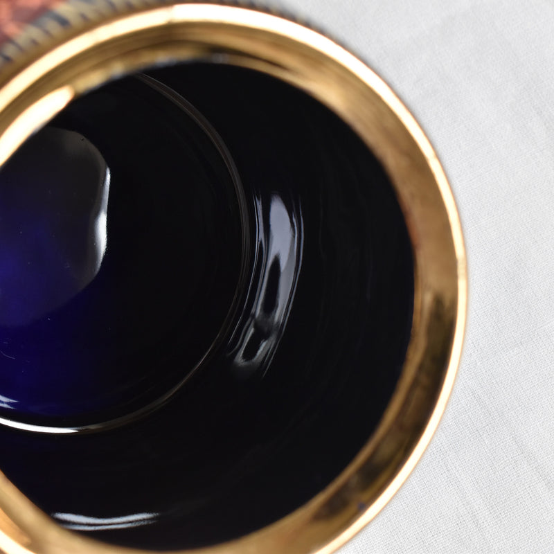 ア.ドラサンヴァル A.Dressinval シュガーポット ダークブルー B