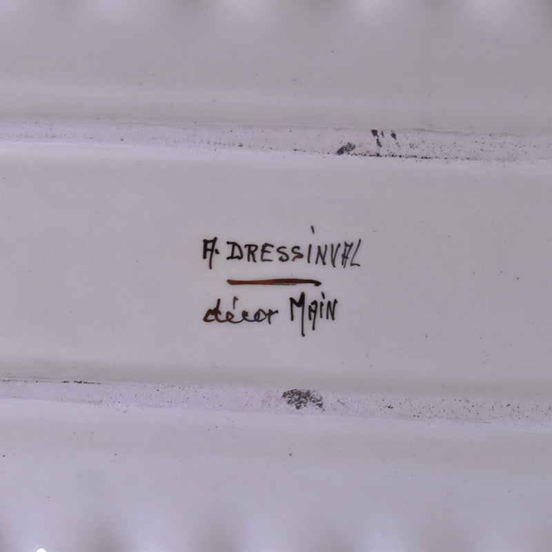 ア.ドラサンヴァル A.Dressinval ケーキプレート ホワイト