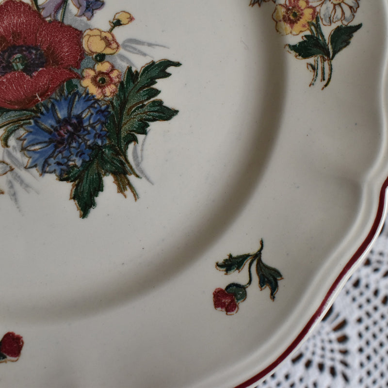 Vintage Plate Digoin & Sarreguemines Agreste A