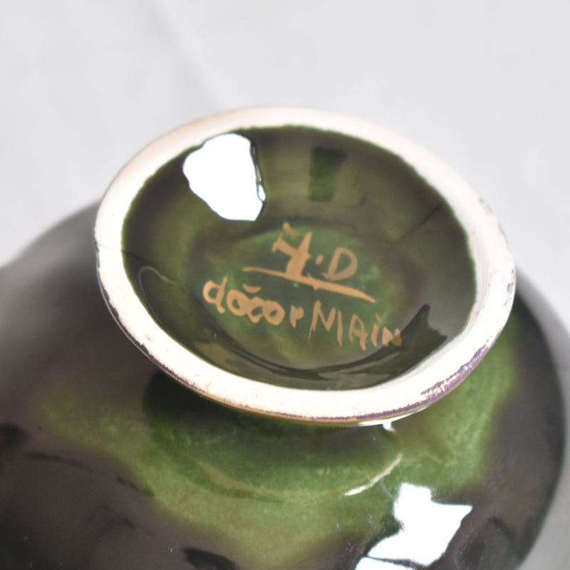 ア.ドラサンヴァル A.Dressinval コーヒーカップ＆ソーサー ダークグリーン A