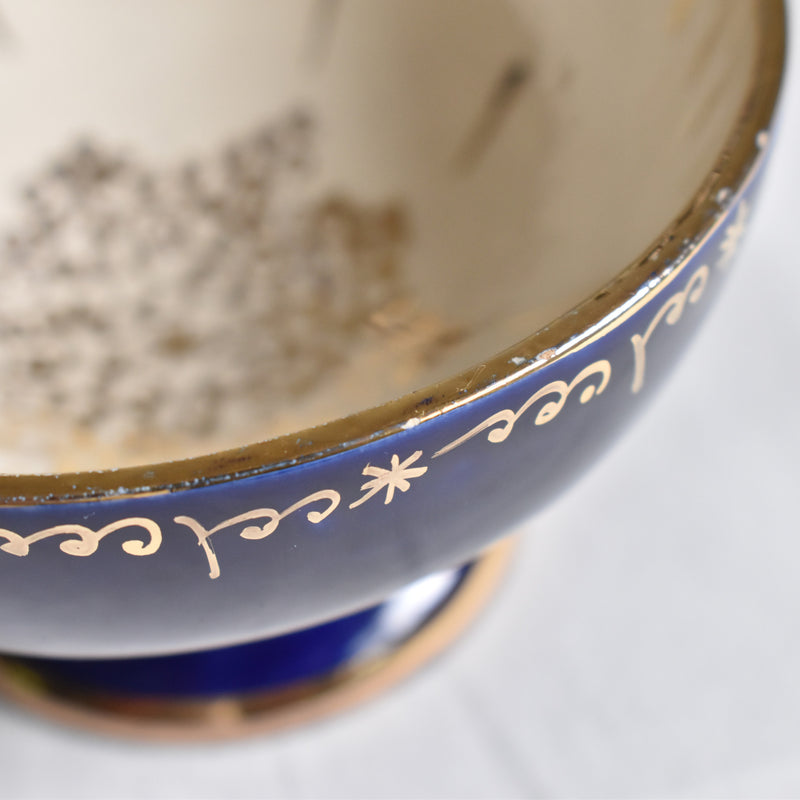 ア.ドラサンヴァル A.Dressinval コーヒーカップ＆ソーサー ダークブルー E