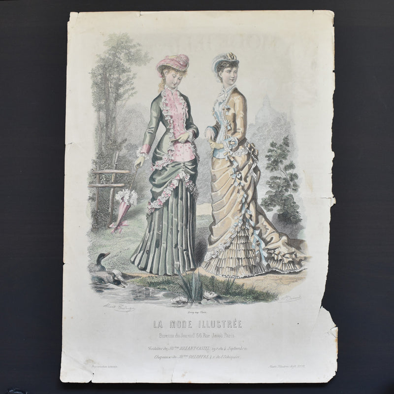 Antique Print: La Mode Illustrée