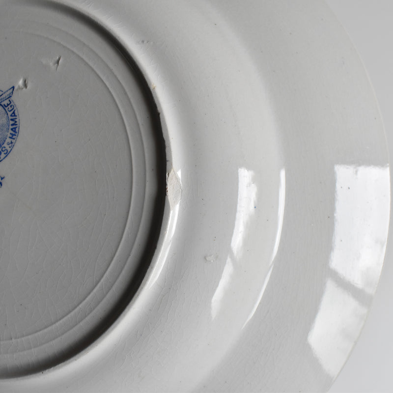 Vintage Deep Plate: Moulin des Loups Bleuets D (On display at our Osaka store)