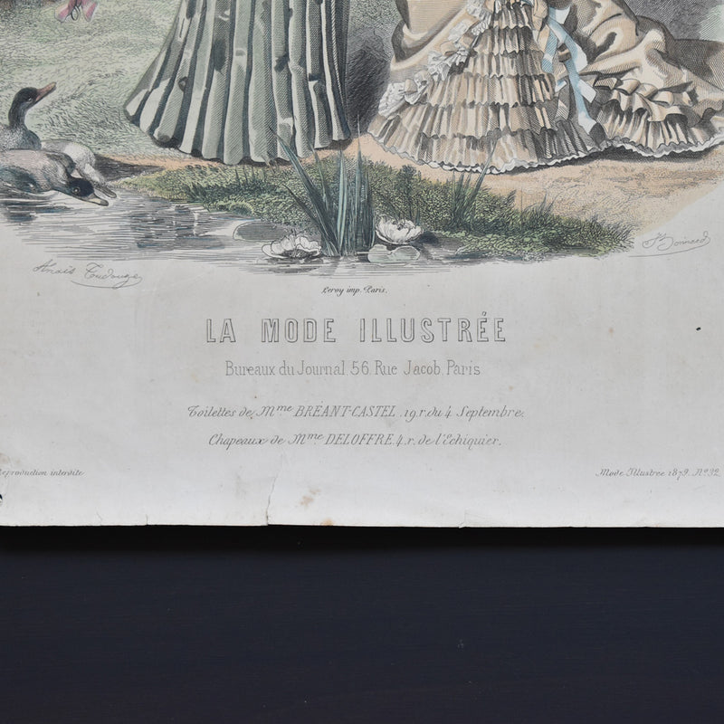 Antique Print: La Mode Illustrée