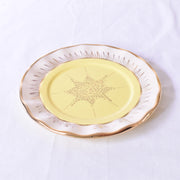 ドラサンヴァル  ヴィンテージ食器　皿　イェロー