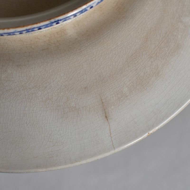 Antique Footed Plate - Lunéville Sans Gêne