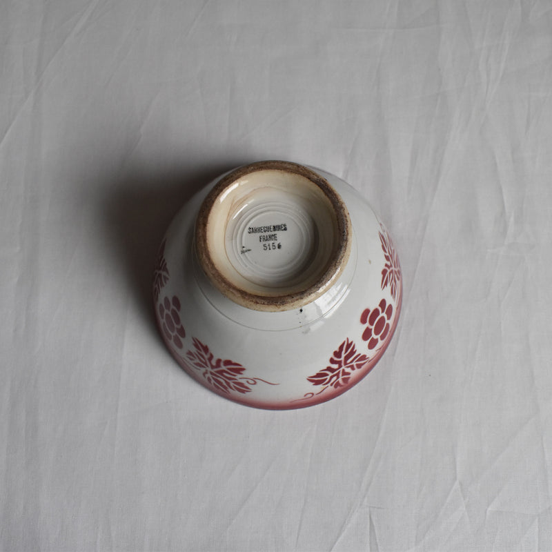 Vintage Digoin & Sarreguemines Cafe au Lait Bowl 5156