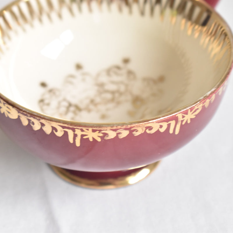 ア.ドラサンヴァル A.Dressinval コーヒーカップ＆ソーサー レッド C