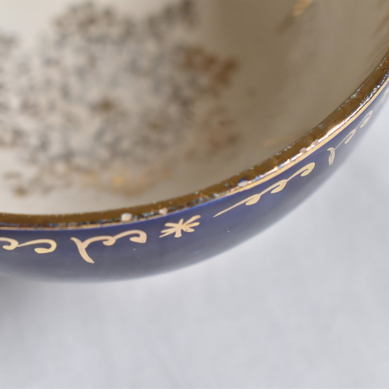 ア.ドラサンヴァル A.Dressinval コーヒーカップ＆ソーサー ダークブルー F