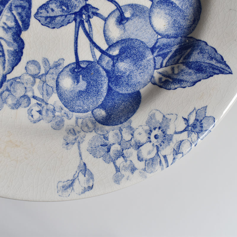 Vintage Plate Gien Primrose Bordier A