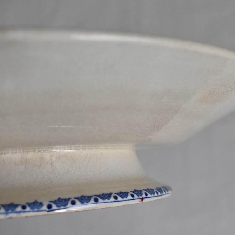 Antique Footed Plate - Lunéville Sans Gêne