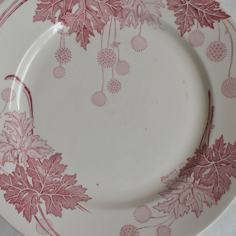 Antique Plate K&G Luneville Platane P