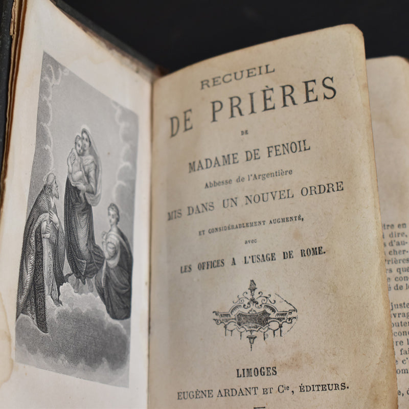 Antique book: Receuil de Prières
