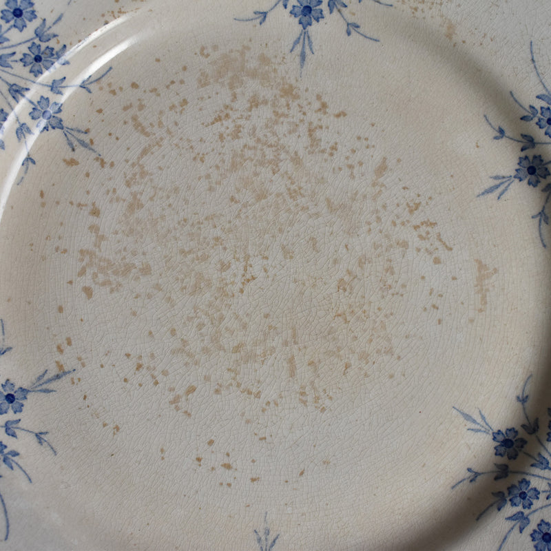 Antique Footed Plate - Lunéville Sans Gêne