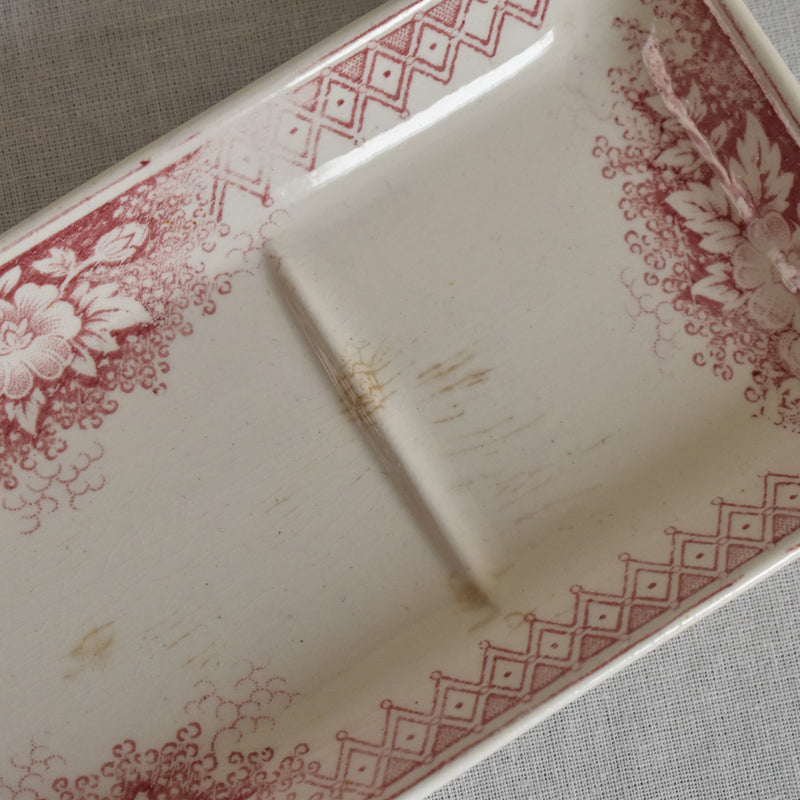 Antique Soap Dish U&C Sarreguemines Jardiniere