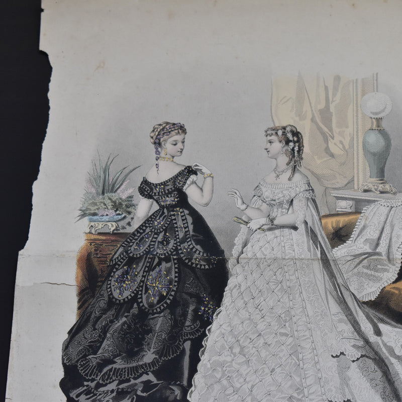 Antique Print - La Mode Illustrée n14
