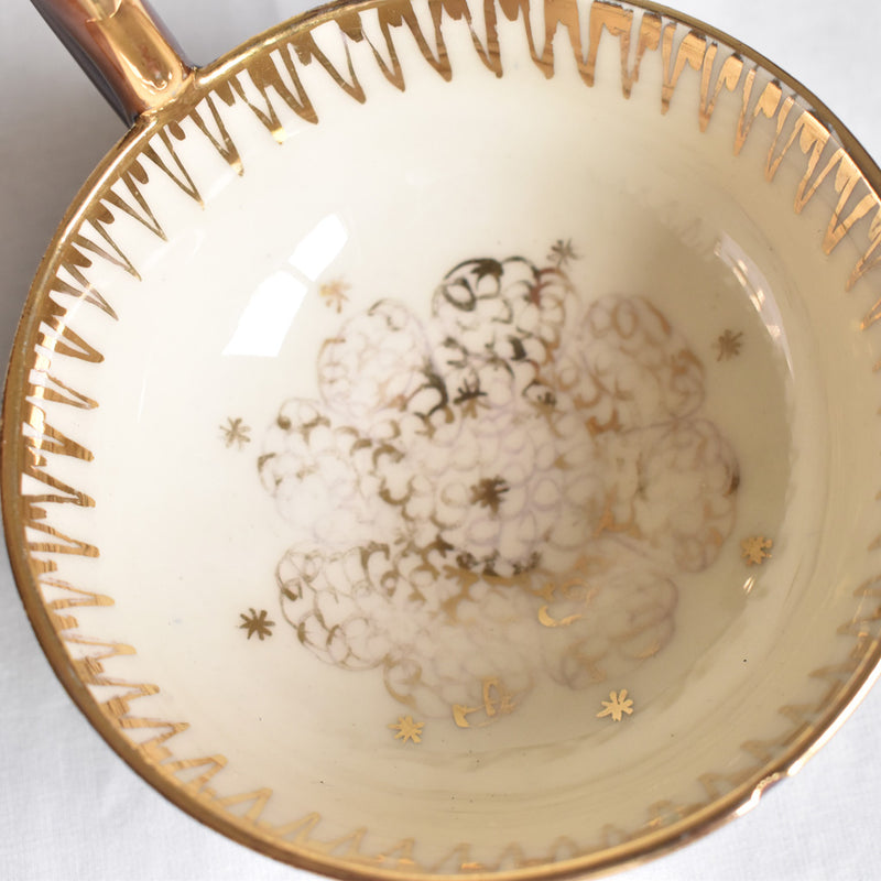 ア.ドラサンヴァル A.Dressinval コーヒーカップ＆ソーサー ブラウン A