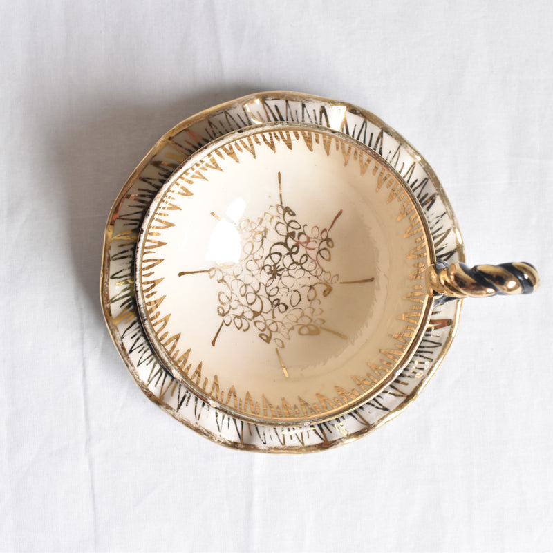 ア.ドラサンヴァル A.Dressinval コーヒーカップ＆ソーサー ブラック A