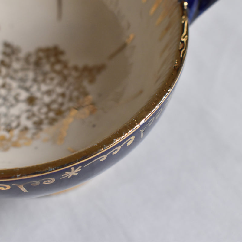 ア.ドラサンヴァル A.Dressinval コーヒーカップ＆ソーサー ダークブルー G