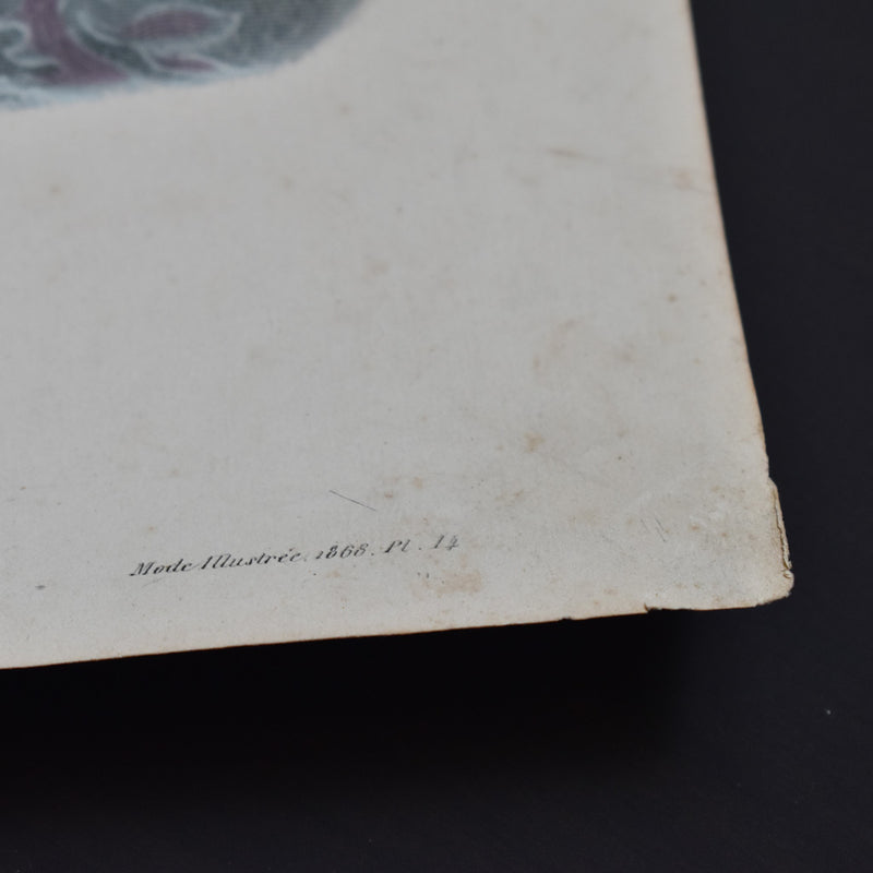Antique Print - La Mode Illustrée n14