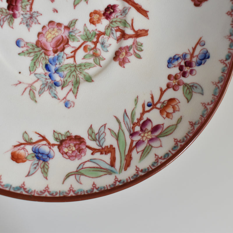 Antique Cup & Saucer Sarreguemines Minton 252 E
