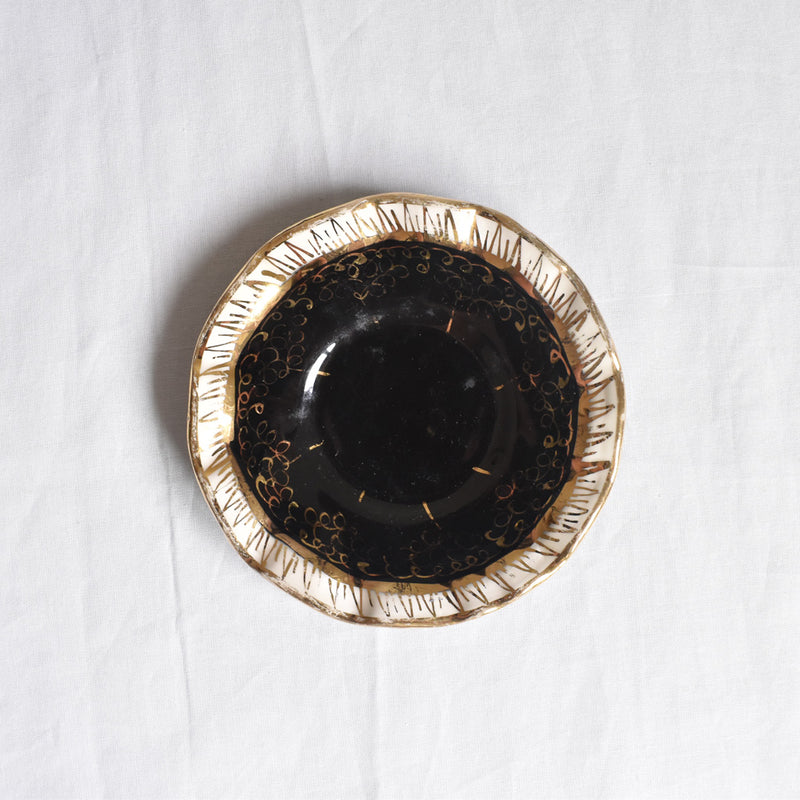 ア.ドラサンヴァル A.Dressinval コーヒーカップ＆ソーサー ブラック A