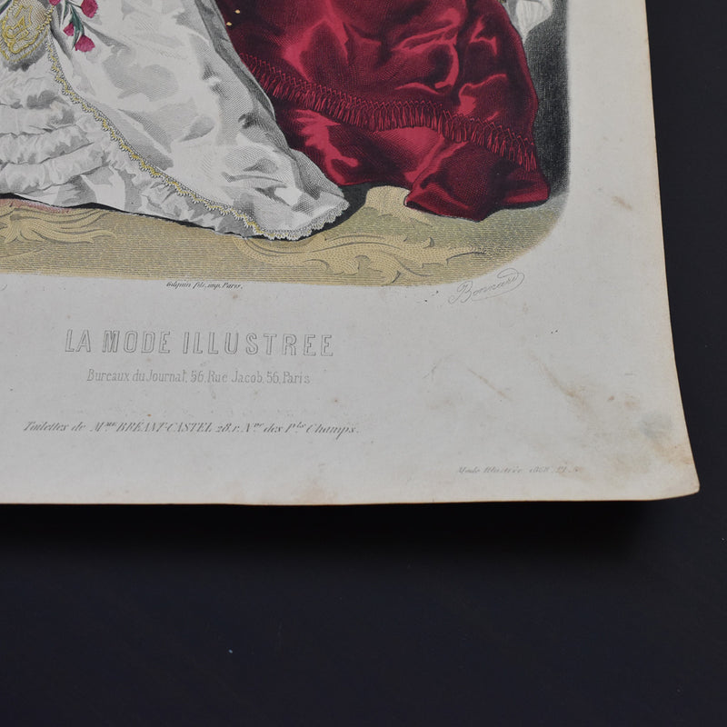 Antique Print: La Mode Illustrée n5
