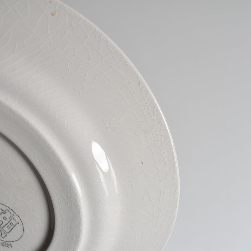 Vintage Plate Gien Primrose Bordier B
