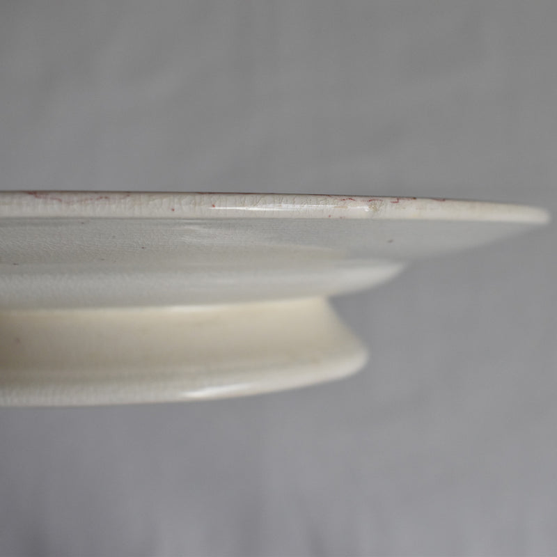 Antique pedestal plate, Lunéville Fontainebleau