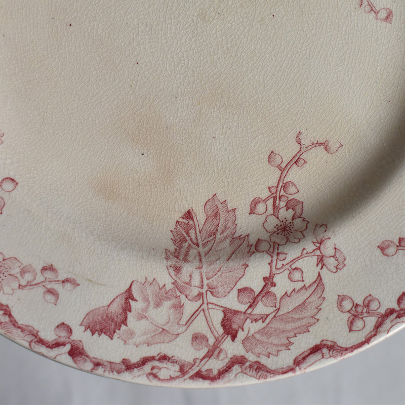 Antique pedestal plate, Lunéville Fontainebleau