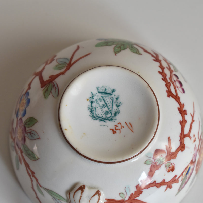 Antique Cup & Saucer Sarreguemines Minton 252 E