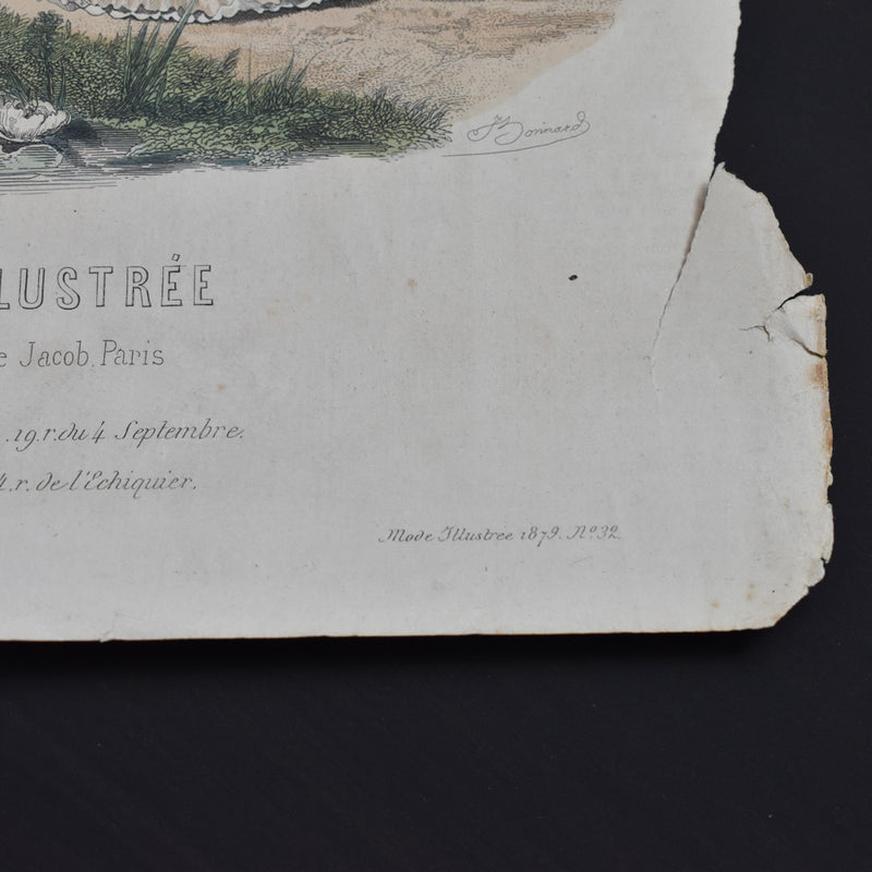 Antique Print: La Mode Illustrée