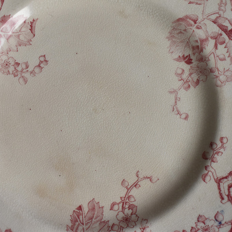 Antique pedestal plate, Lunéville Fontainebleau