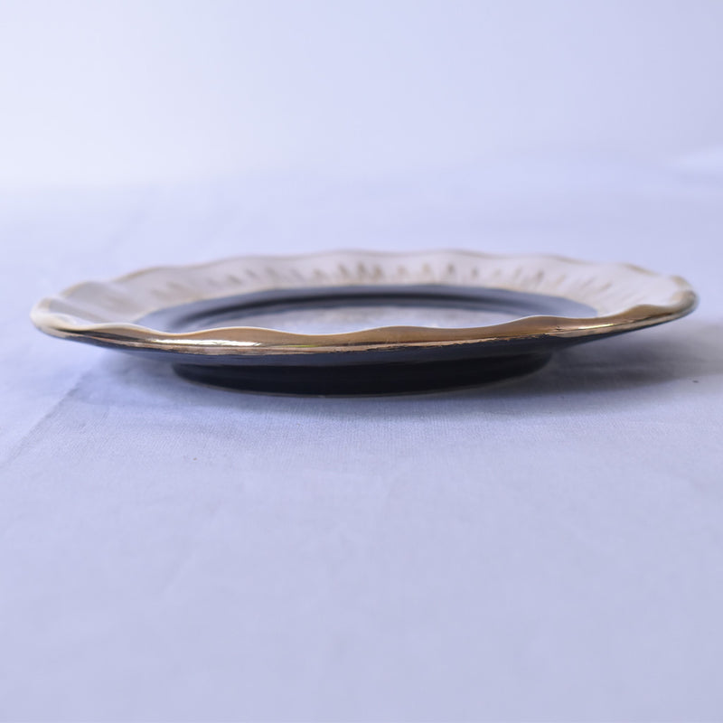 ア.ドラサンヴァル A.Dressinval デザート皿 ブラック