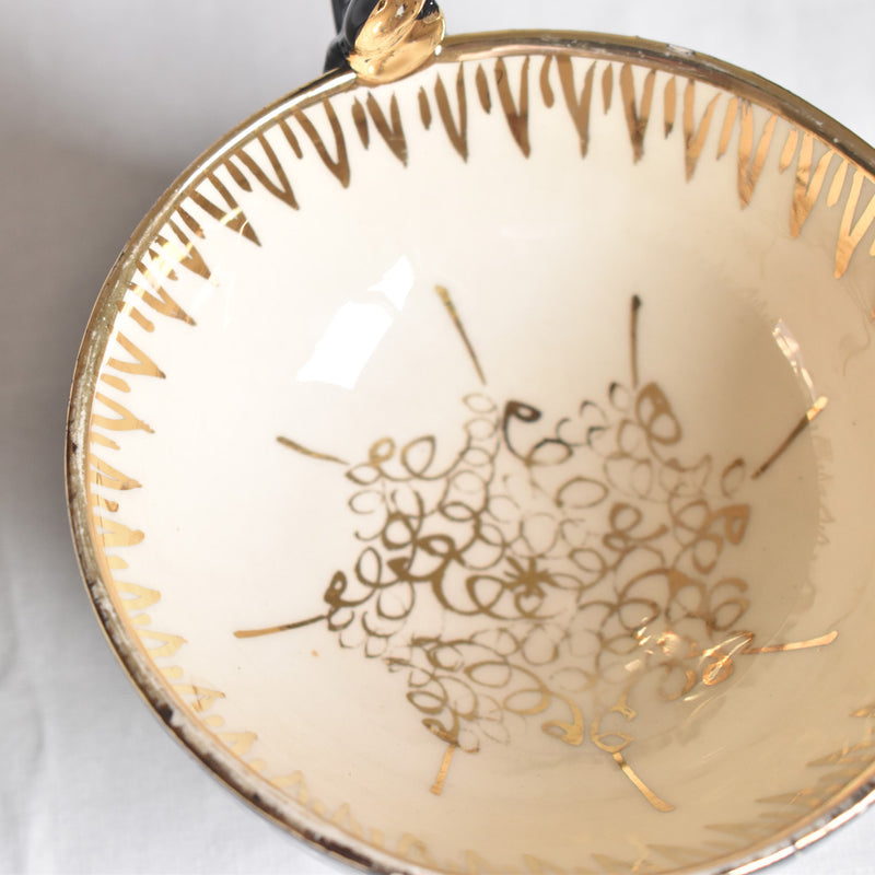 ア.ドラサンヴァル A.Dressinval コーヒーカップ＆ソーサー ブラック A