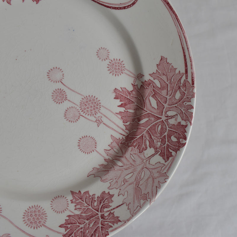Antique Plate: K&G Luneville "Platane Q"