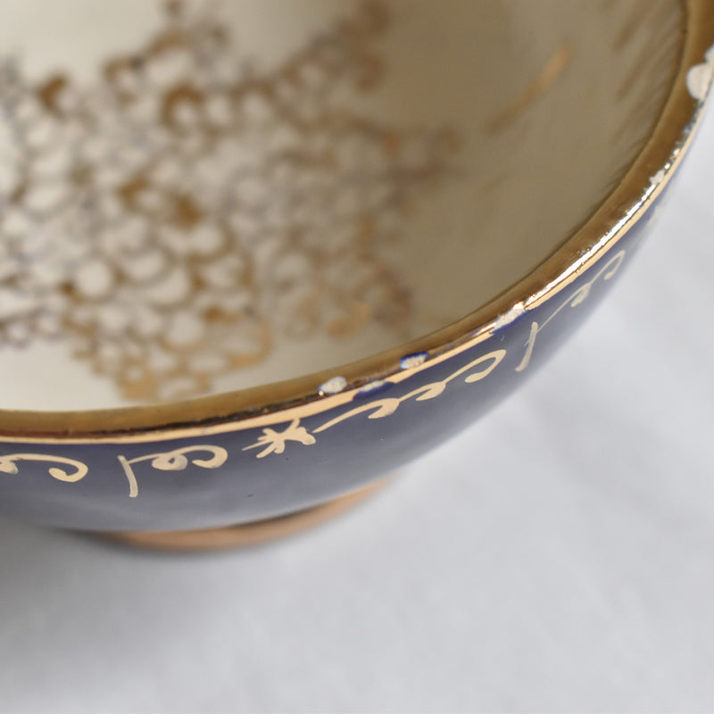 ア.ドラサンヴァル A.Dressinval コーヒーカップ＆ソーサー ダークブルー H