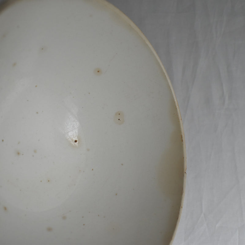 Vintage Digoin & Sarreguemines Café au Lait Bowl - White
